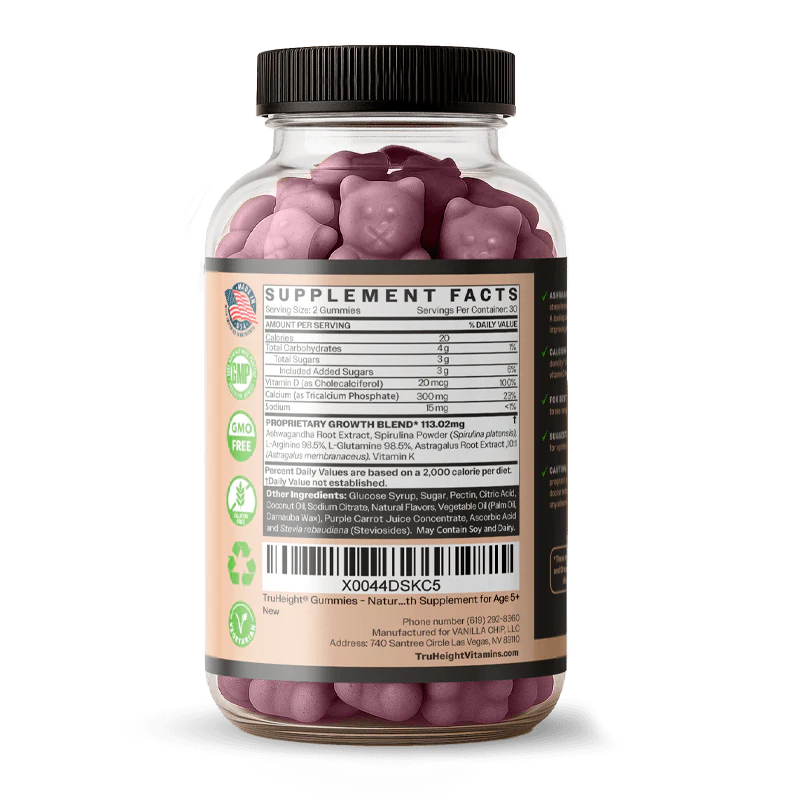 Truleisht Growth Gummy I Capsules